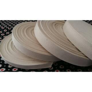 Webbing Raw white cotton 2.5