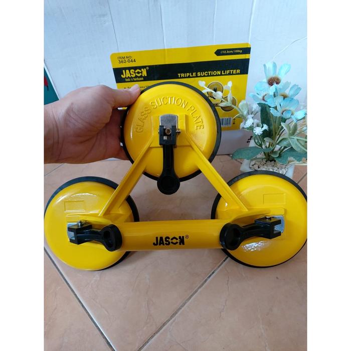 KOP KACA 3 KAKI JASON 362-044 ALAT ANGKAT KOP KACA KERAMIK TRIPLE