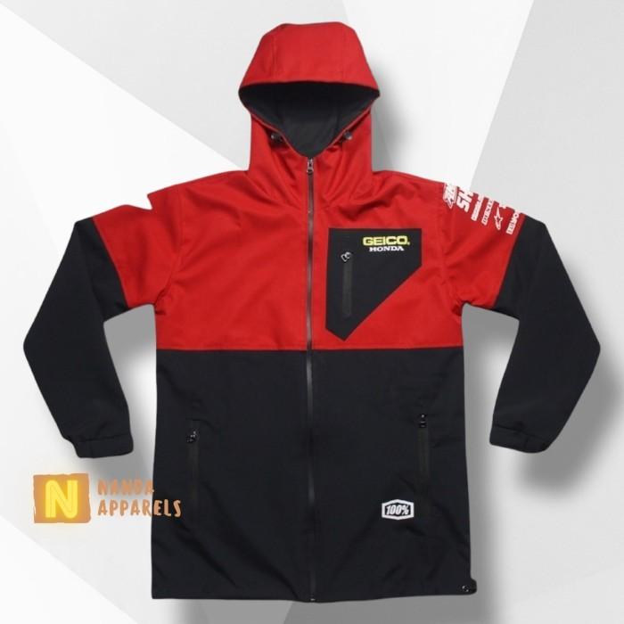 PARACHUTE JACKET JAKET HONDA GEICO PRIA,JAKET PARASUT,JAKET SUNMORI