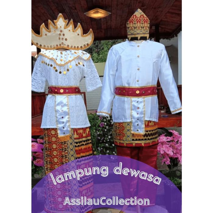 Ready Set Pakaian Tradisional / Baju Adat Lampung/ Adat Lampung/