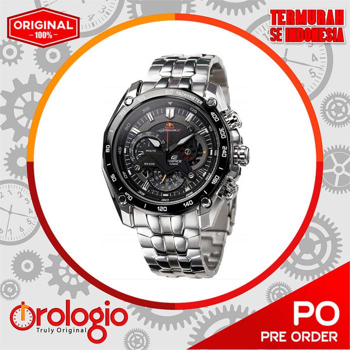 Jam Tangan Casio Edifice EF-550RBSP-1AV Stainless Steel Wrist