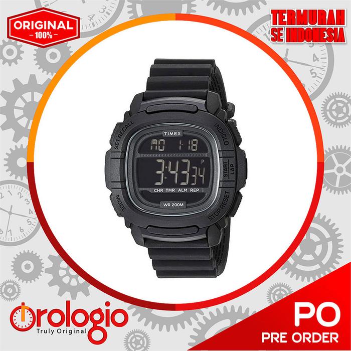 Timex Men's Command Alarm Black Silicone Digital TW5M26100JT