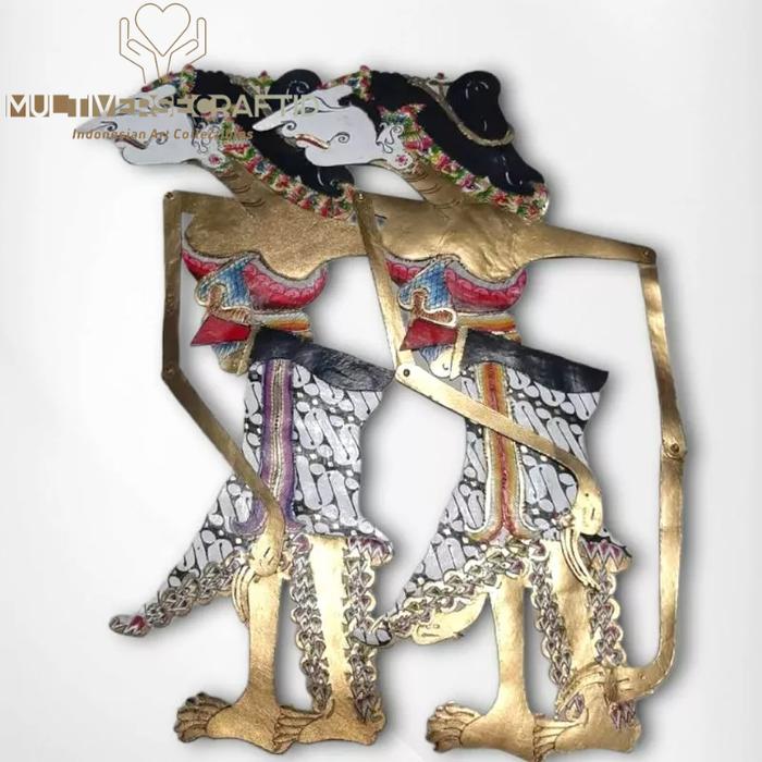 Wayang Alusan Kulit Kerbau ASLI Emban Ayu Alusan Gapit Sungu
