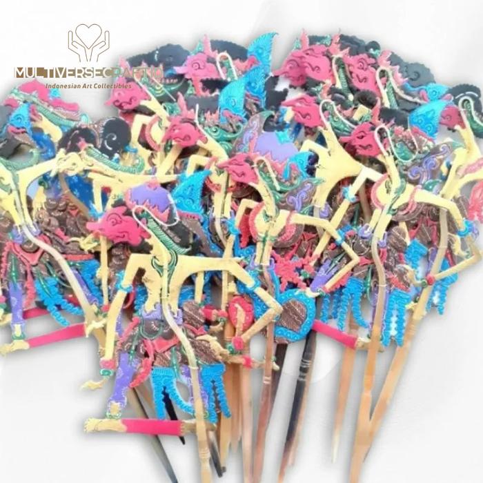 Wayang Alusan Kulit Asli Mini [Tinggi Wayang 15cm]