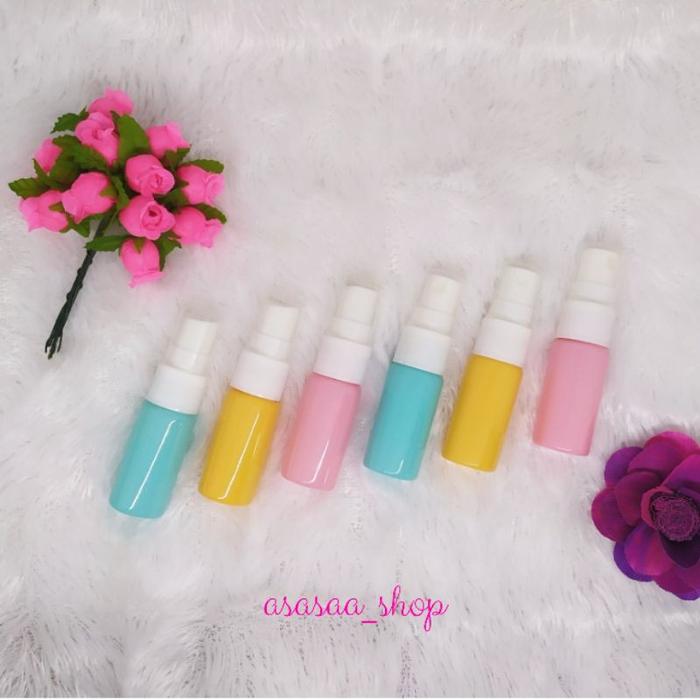 Botol Spray Kaca Colorful Pastel 10 Ml - Essential Oil Aromaterapi