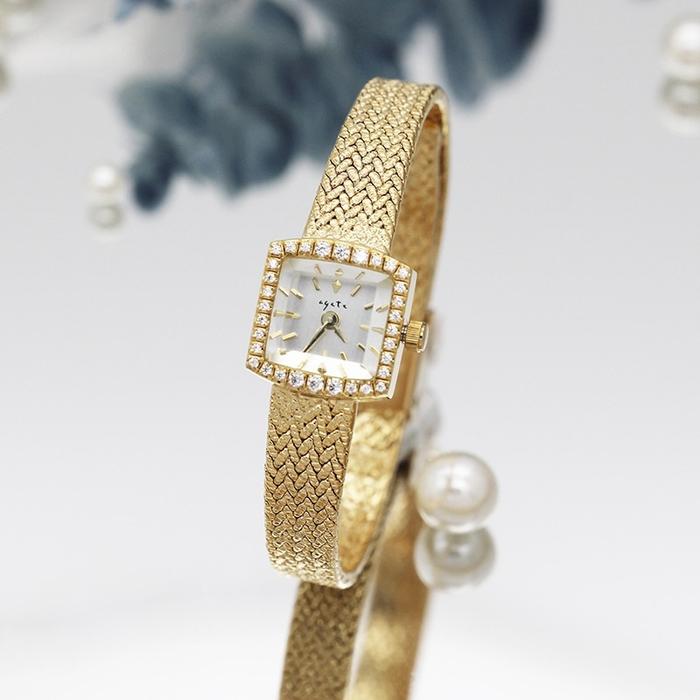 Jam Tangan Wanita Desainer Baru Berlapis Emas 18K Hadiah Jam Tangan