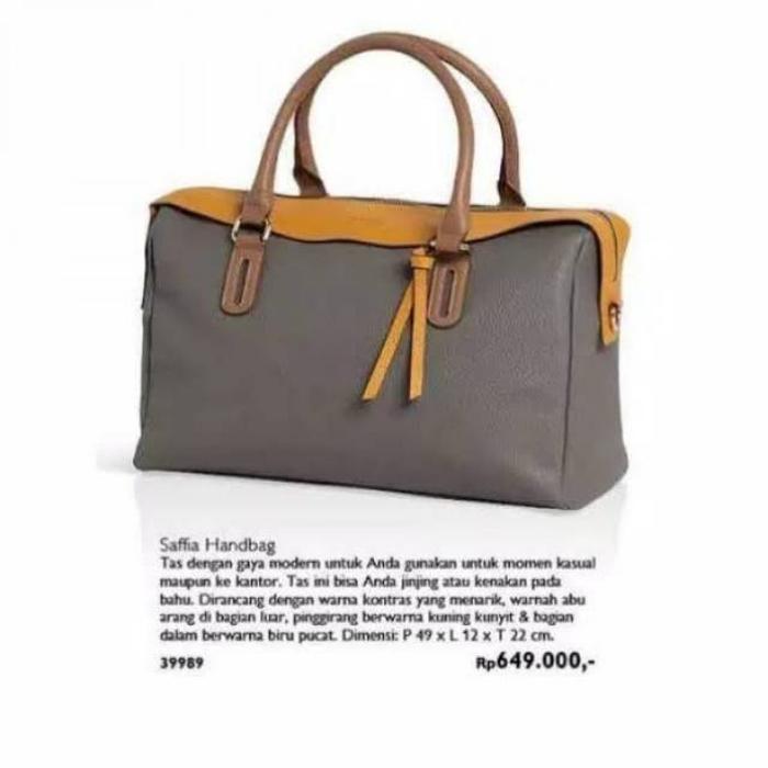 SAFFIA Handbag tas 2in1 tenteng slempang tali panjang