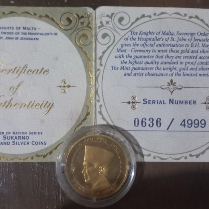 Koin Emas 10 Gram Limited Edition Sukarno