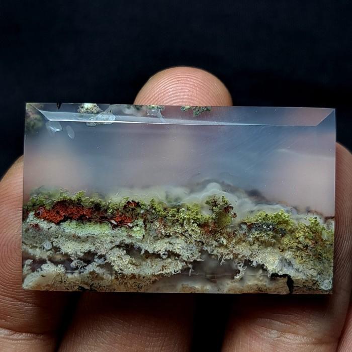 Akik Natural Batu Lumut Motif Gambar Moss Aquarium Aquascape Antik 4