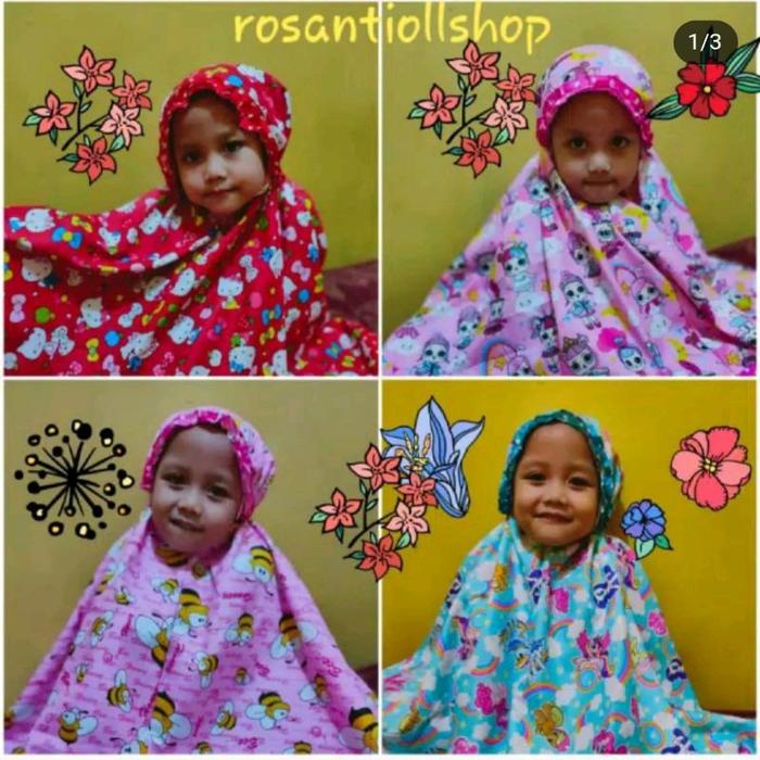 MUKENA ANAK/MUKENA ANAK KARAKTER /MUKENA ANAK MOTF/MUKENA ANAK