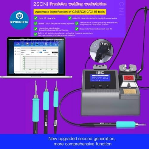 terbaru FAMARKET I2C 2SENSOLDER STATION DENGAN C210 C245 C115
