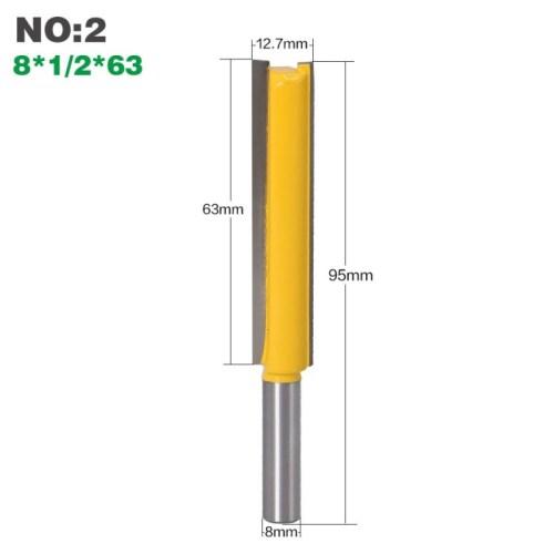 terbaru FAMARKET 1 PC LURUSDADO ROUTER BIT 12 DIAMETER X 3 PANJANG-8