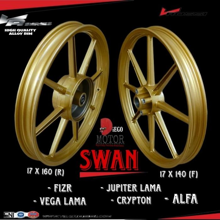 Velg Racing Vrossi Palang 8 Gold Yamaha Fizr /Jupiter Lama/Vega
