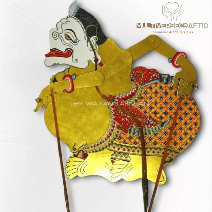 Wayang Alusan Kulit Kerbau Asli Semar Premium Quality