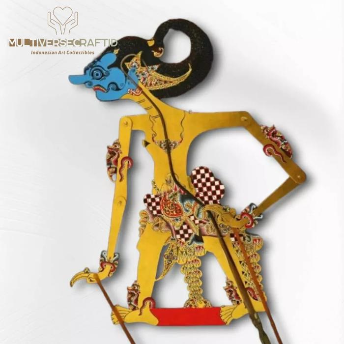 Wayang Alusan Kulit Kerbau Asli Antasena/Ontoseno Standar Dalang