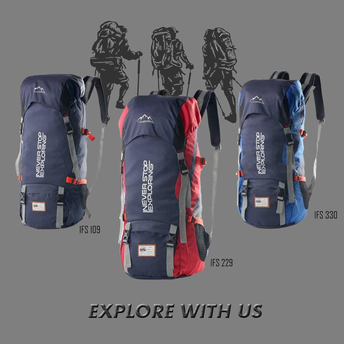 Tas Ransel Pria Carrier 80 Liter Hiking Outdoor Gunung Original