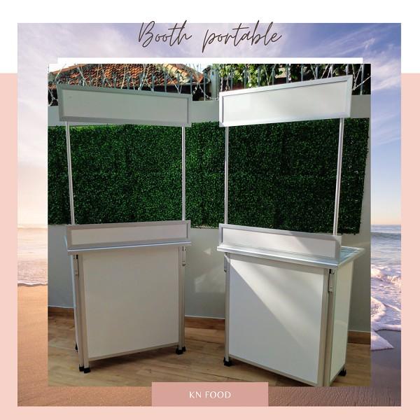Booth Portable POLOS-Booth Knock Down Bongkar Pasang Size KECIL