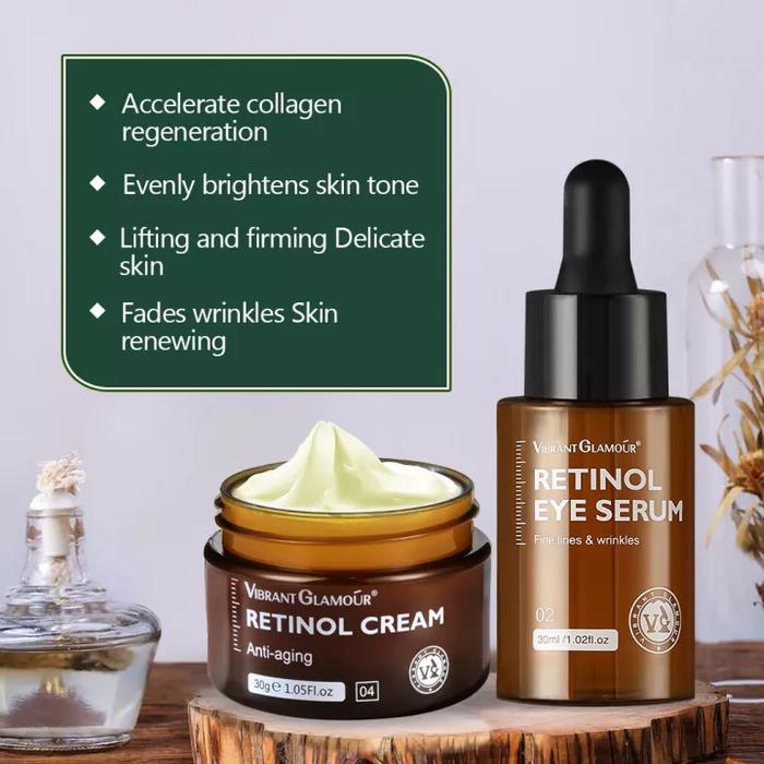 Vibrant Glamor Retinol Krim Anti Penuaan 2 Hitung - 100% Ori - Firming