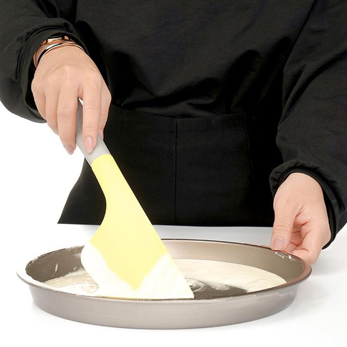 Spatula Pengaduk Kue Silikon Besar Pencampur Krim Alat Pemanggang Kue