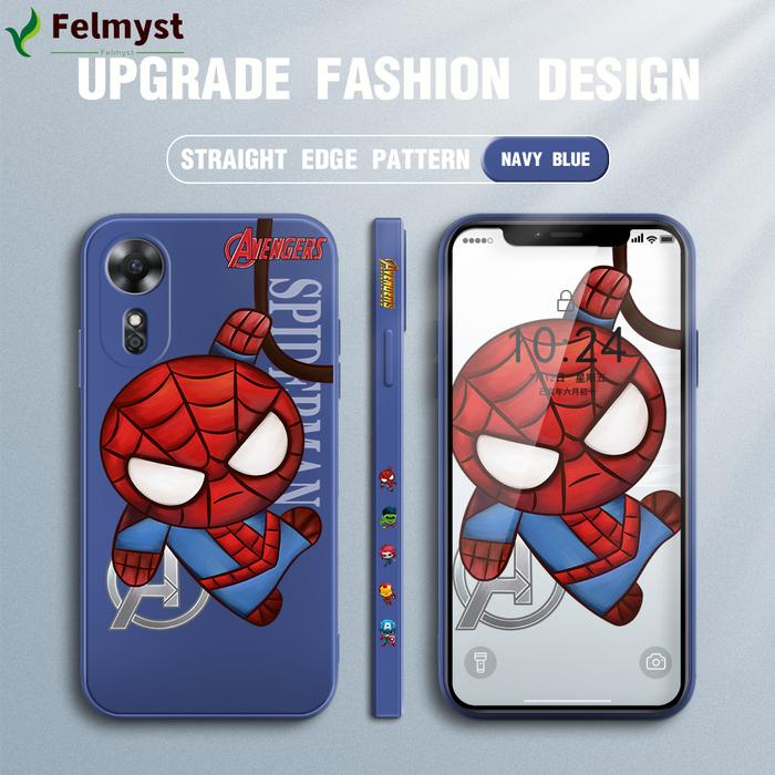 Casing Ponsel Oppo A17K A17, Pelindung Ponsel Anti Guncangan, Pola