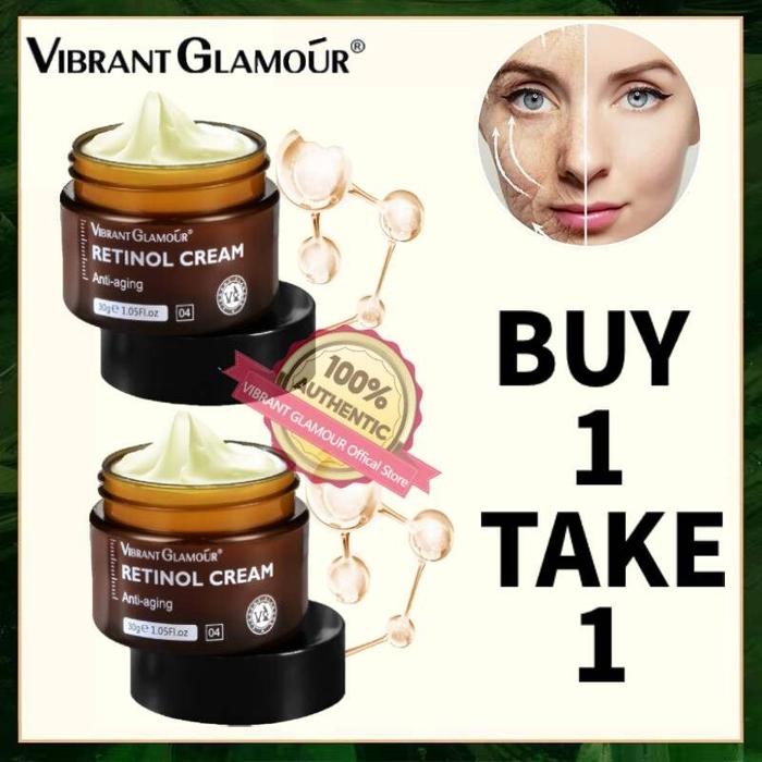 Buy 1 Mengambil 1 Vibrant Glamor Retinol Cream 30G-100% Ori - 2.5%