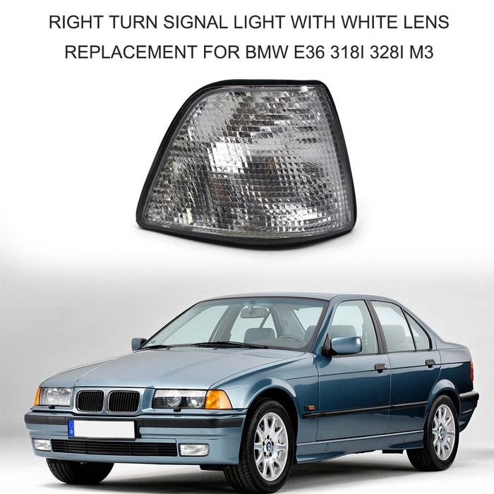 Lampu Sein Kanan Dengan Pengganti Lensa Putih Untuk Bmw E36 318I 328I