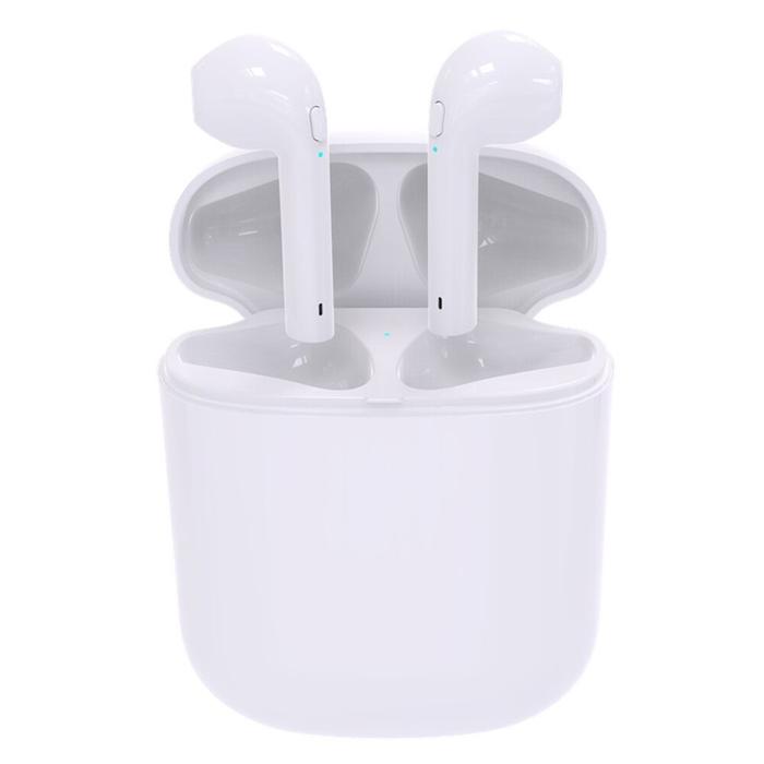 Mini Hbq I7S/I8Tws Headset Bluetooth Nirkabel, Headset Olahraga Stereo