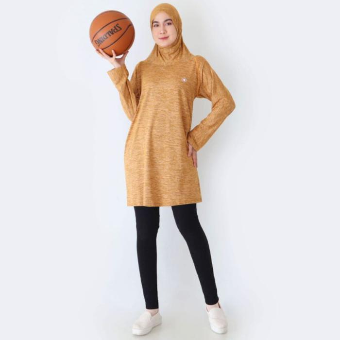 Tunik Hijab Set Olahraga Baju Senam Tennis Bersepeda Yoga 9-0231 /