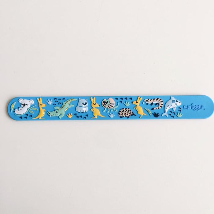 Smiggle Slap Band Blue Animal - Gelang Anak Smiggle Original Kids Fashion