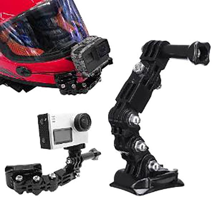 AM ~ Set Pemegang Kamera Sepeda Motor, Dudukan Dagu Helm