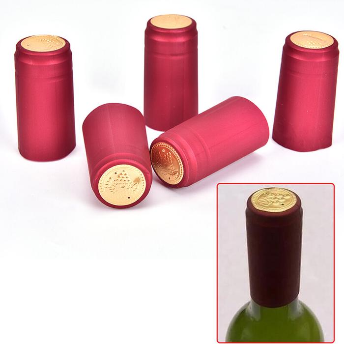 AM ~ Penutup Botol Anggur, Aksesori Segel Botol Anggur PVC Heat Shrink