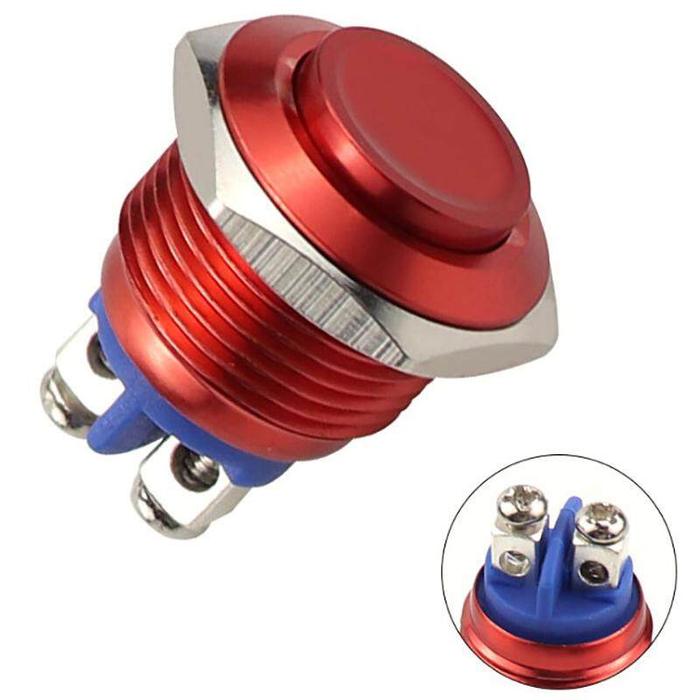 AM ~ Saklar Tombol Tekan Sesaat 16Mm, Saklar Tombol Dudukan