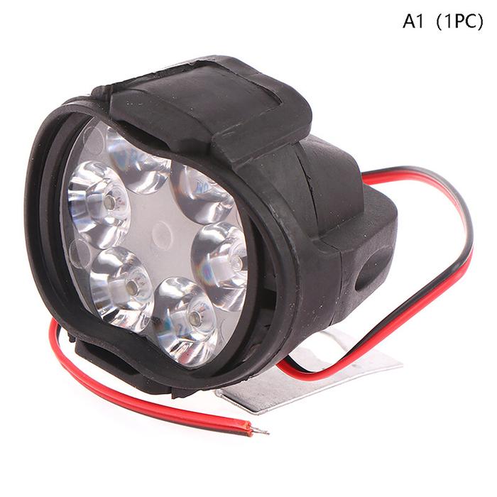 AM ~ lampu depan kerja 6 LED Super terang, lampu kabut sepeda