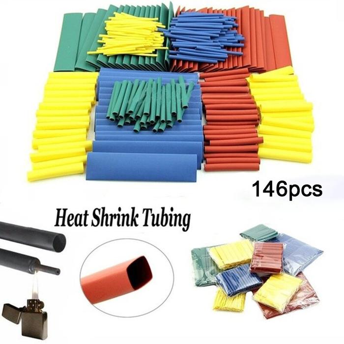 AM ~ Kit Lengan Kabel Kawat, 164 Buah Heat Shrink Tubing