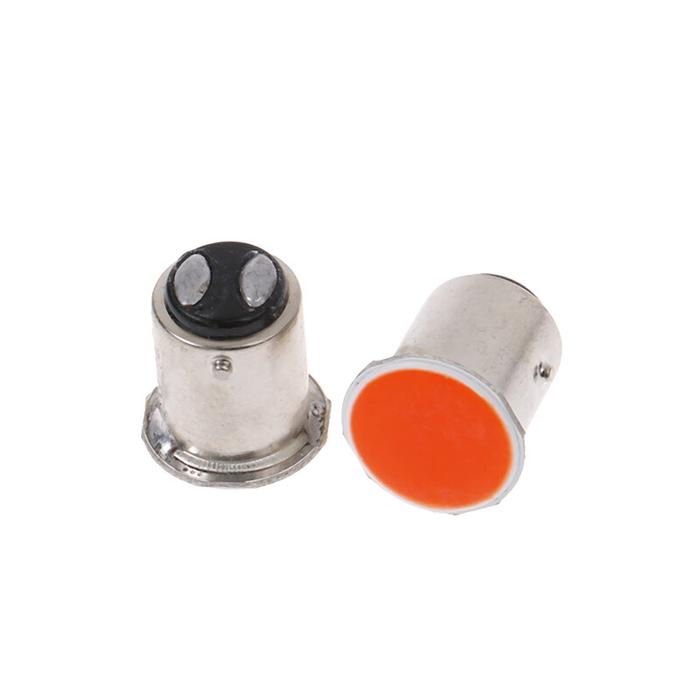 AM ~ Bohlam Lampu Sein LED Sepeda Motor, Lampu Rem LED Mundur