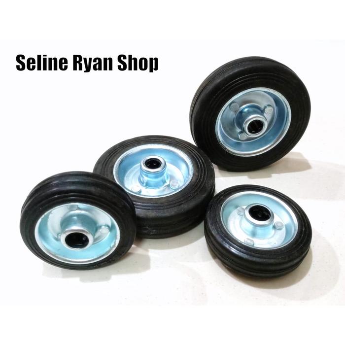 Roda Karet Gerobak 3" (an 1 pc)