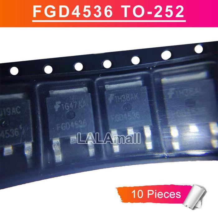 10 Buah Fgd4536 To252 Transistfgd 4536 To-252 Smd 360V/50A Igbt