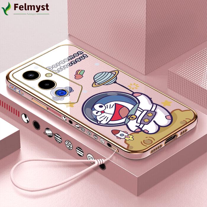 Casing Ponsel Kartun Doraemon, Sarung Hp Untuk Tecno Pova 4 Pro Sisi
