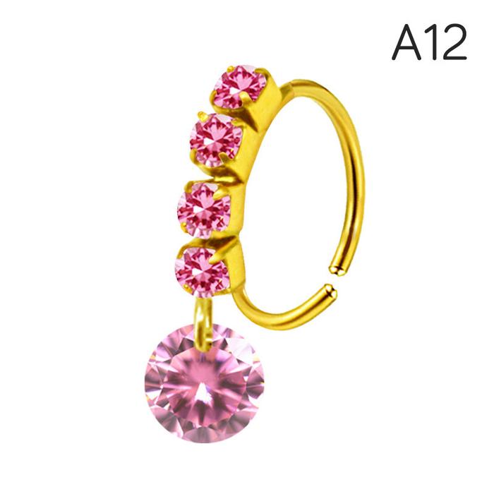 Anting-Anting Hidung, Perhiasan Tindik Hidung Kupu-Kupu Cincin Hidung