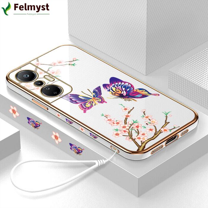 Casing Ponsel Infinix Hot 20S X6827, Casing Ponsel Pola Tepi Persegi