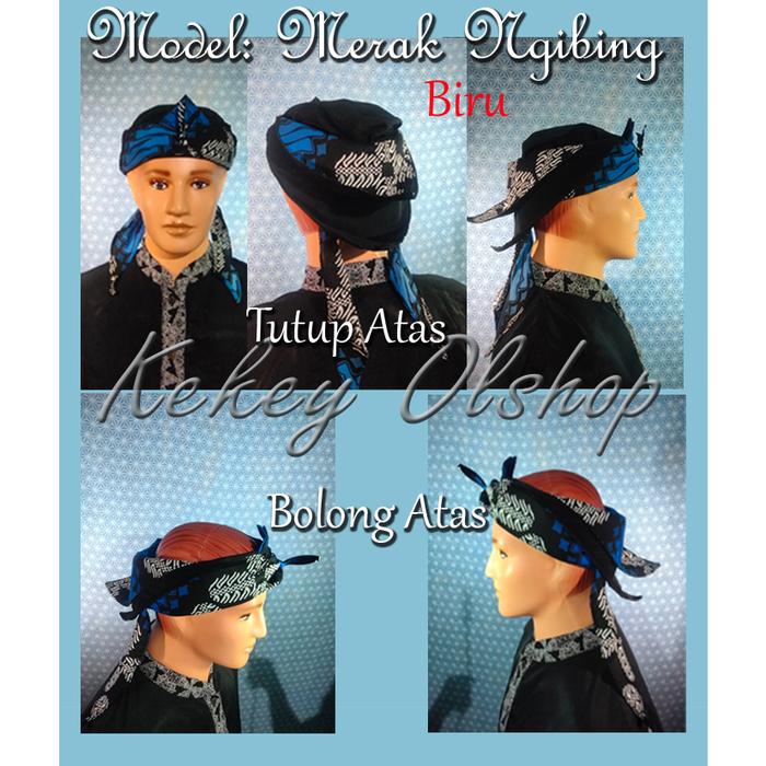 Blankon Sunda Model Merak Ngibing / Grosir Bendo Totopong Ikat Kepala