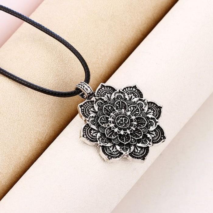 JOm Mandala Necklace Tibetan