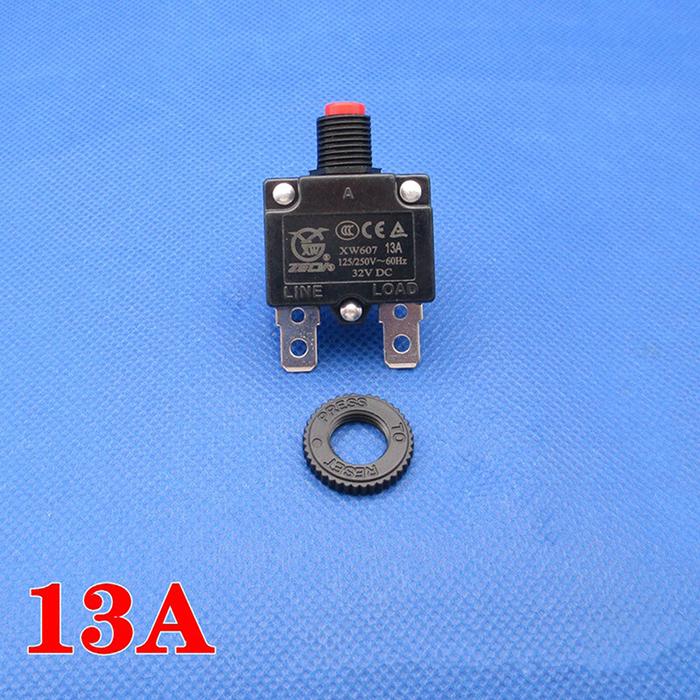 AMMAR% 1PC 3/4/5/6/7/8/10/12/13/15/16/18/20A Breaker Overload Switch