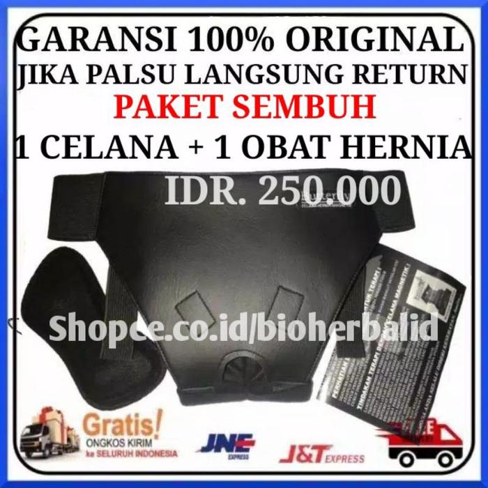 [ Paket Sembuh ] Celana Hernia Magnetik Butterfly + Obat Hernia