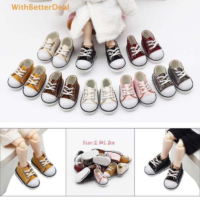 Better 1pasang Ob11 DOD Doll Sepatu Kanvas Sepatu Olahraga Dengan Tali