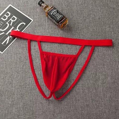 (Cod) Open G String Pria Cd Transparan Sexy Celana Dalam Mini Thong