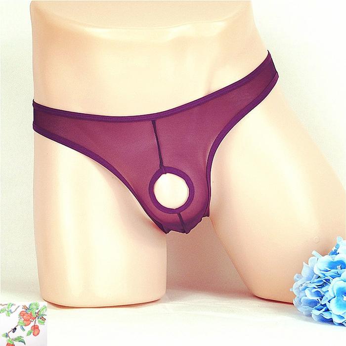 Celana Dalam Pria Open Sexy Hot Low Waist Transparan G String Pria