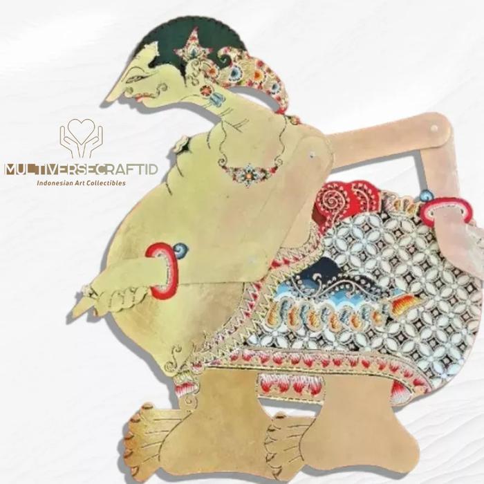 Wayang Alusan Kulit Kerbau Asli Wayang Batara Ismaya Gapit Sungu
