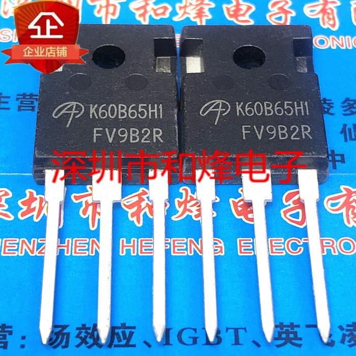 Grosir 2Pcs K60B65H1-247 AOK60B65H1 TO247 60A/650V IGBT Transistor Bar