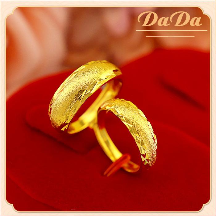 Grosir Cincin Emas Asli Pasangan / Cincin Kuas Emas Asli Korea / Emas
